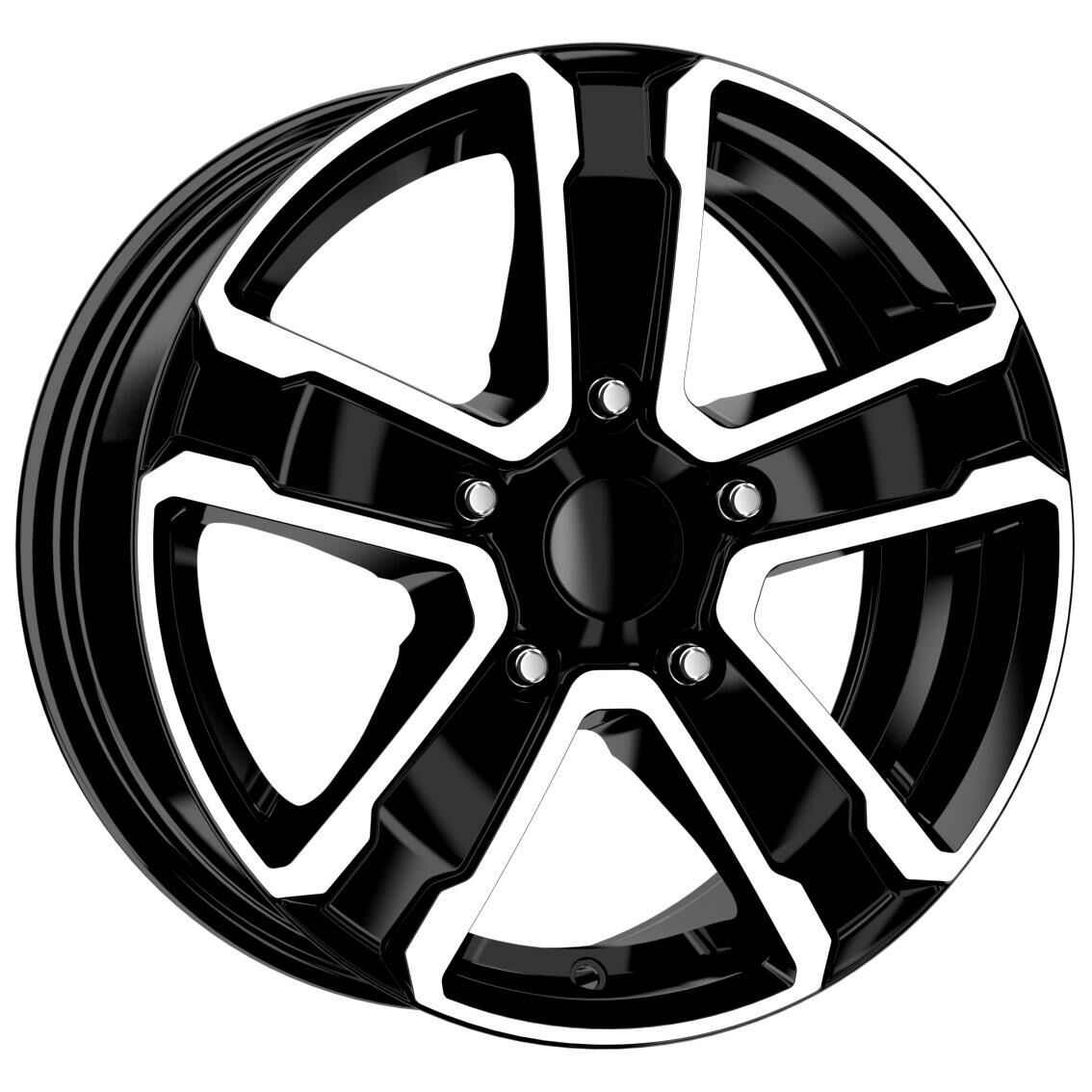 16 İnç 5x130 Fiat Ducato Peugeot Boxer Citroen Jumper Mercedes Sprinter Uyumlu Black Diamond Jant Takımı