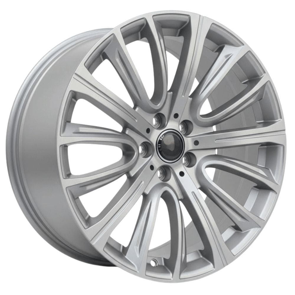 20 İnç 5x112 Ön 8.5 Arka 9.5 Mercedes BMW Uyumlu Silver Jant Takımı