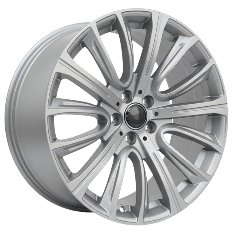 20 İnç 5x112 Mercedes Audi Volkswagen Uyumlu Silver Çift Aplikasyon Jant Takımı