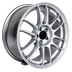 17 İnç 4x100 Renault Polo Fiat Toyota Honda Hyundai Uyumlu S.P TARMAC Silver Jant Takımı