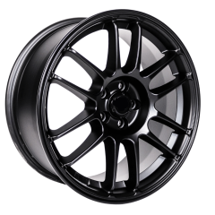 17 İnç 4x100 Honda Toyota Hyundai Polo Fiat Renault Uyumlu S.P. Tarmac Black Jant Takımı