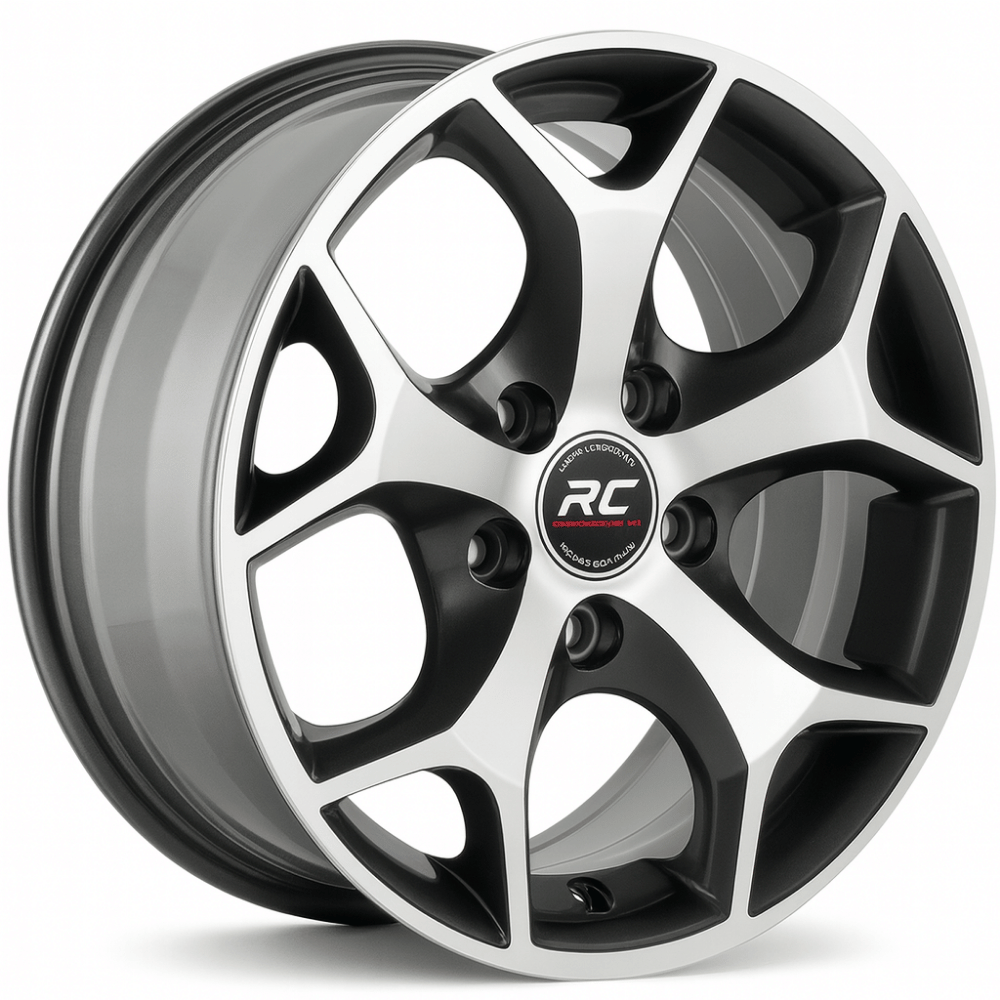 15 İnç 4x108 Ford Focus Fiesta Peugeot Citroen Uyumlu Gun Metal Polish Jant Takımı