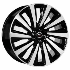 22 İnç 5x108 Range Rover Velar Volvo Yeni Nesil XC90 XC60 Ford Edge Uyumlu Black Polish Jant Takımı