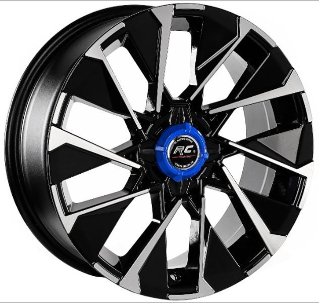 15 İnç 4x100 Renault Clio Symbol Dacia Fiat Uyumlu Black Polish Jant Takımı