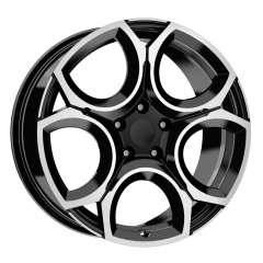 18 İnç 5x100 Uyumlu Black Diamond Jant Takımı