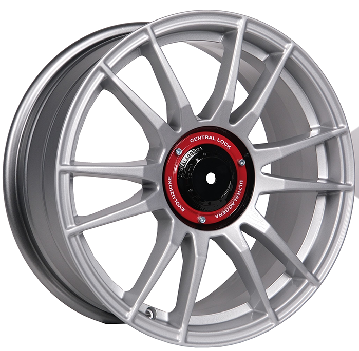 17 İnç 5x100 Volkswagen Polo Fiat Subaru Toyota Seat Uyumlu Ultraleggera Style Silver Jant Takımı
