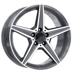 19 İnç 5x112 Ön 8 Arka 8 Mercedes Audi Uyumlu Gun Metal Diamond Jant Takımı