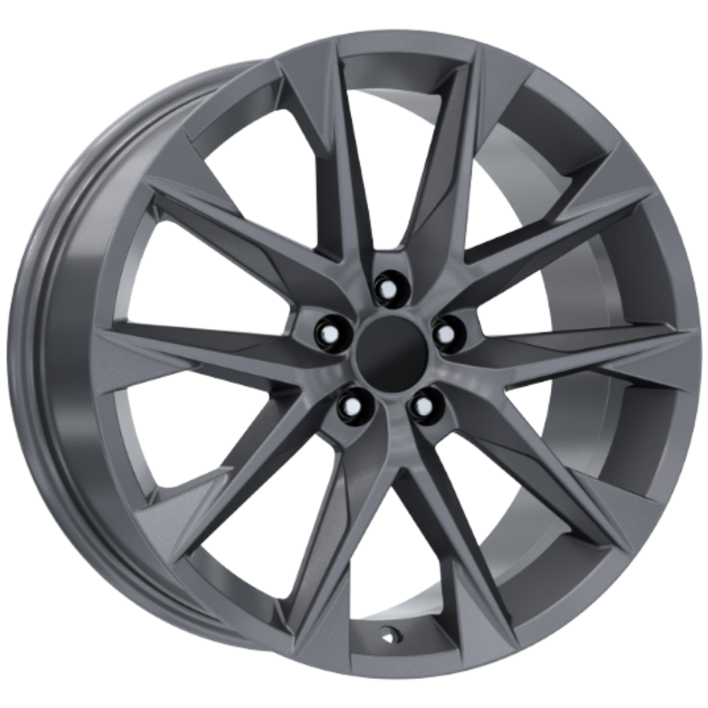 18 İnç 5x100 Seat Fiat Toyota Audi Volkswagen Polo Uyumlu Akrep Gunmetal Gloss Jant Takımı