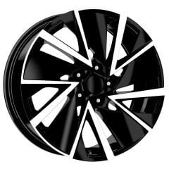18 İnç 5x112 Volkswagen Polo Bora Golf 4 Seat İbiza Skoda Fabia Uyumlu Black Polish Jant Takımı