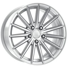 16 İnç 5x100 Volkswagen Polo Audi A1 Skoda Fabia Seat İbiza Uyumlu Vossen Silver Diamond Jant Takımı