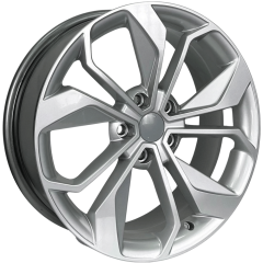 18 İnç 5x114.3 Renault Megane 4 Honda Toyota Kia Hyundai Uyumlu Silver Jant Takımı