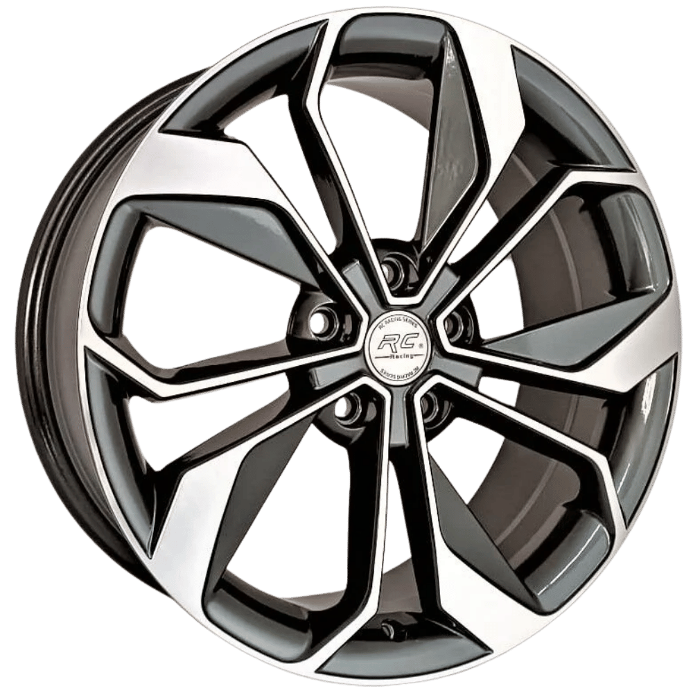 18 İnç 5x114.3 Renault Megane İcon Toyota Honda Nissan Uyumlu Gun Metal Polish Jant Takımı