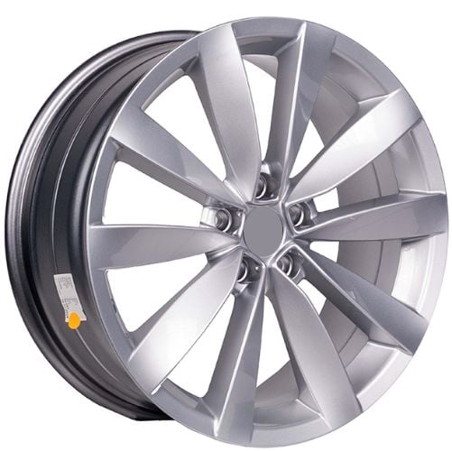 19 İnç 5x112 Volkswagen Audi Skoda Uyumlu Lugano Silver Jant Takımı