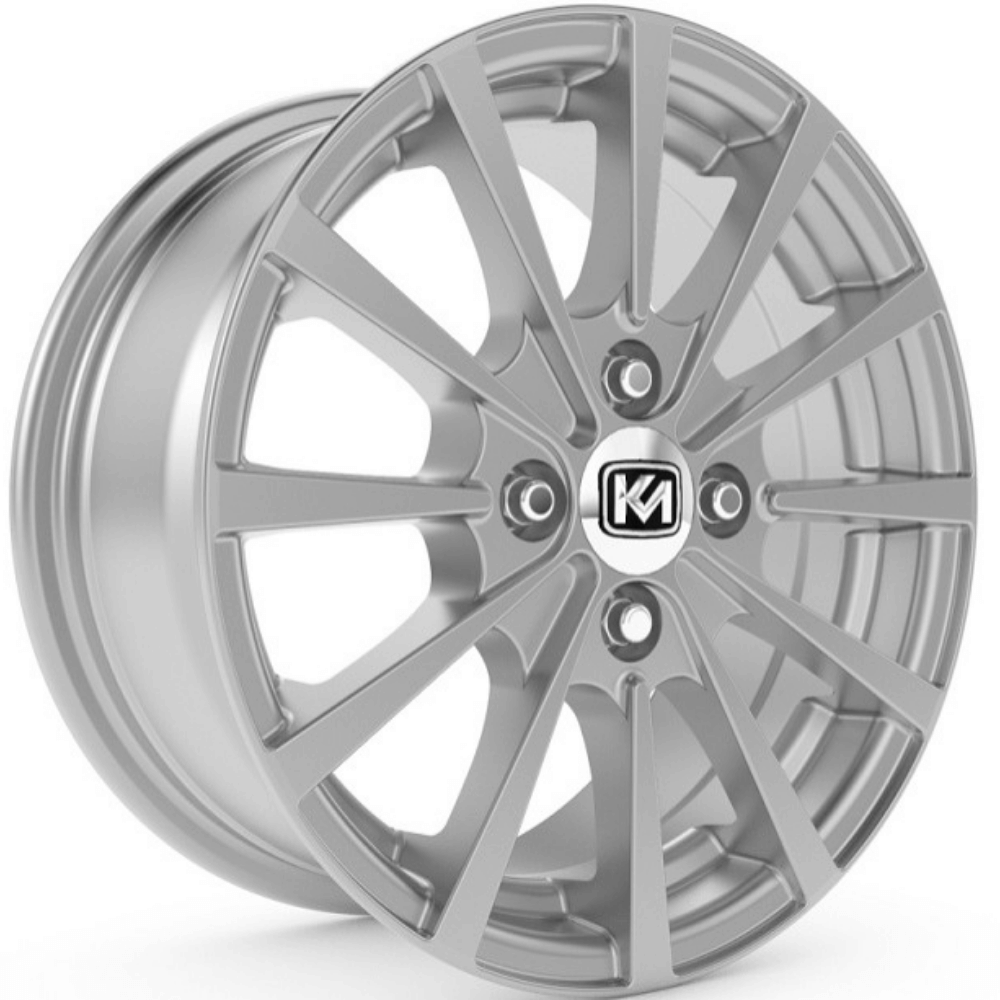 15 İnç 4x100 Renault Clio Dacia Hyundai Honda Uyumlu Super Silver Jant Takımı