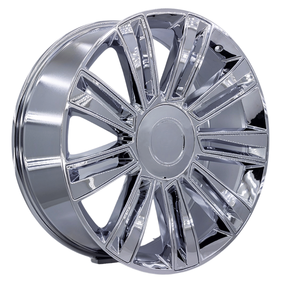 22 İnç Cadillac Escalade GMC, Chevrolet ve Cadillac Uyumlu Chrome Jant