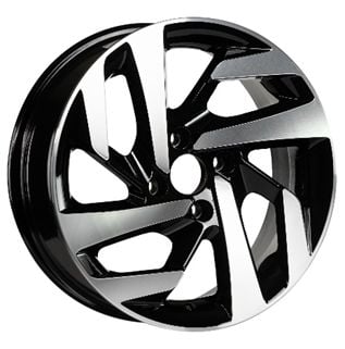 15 İnç 4x108 Ford Peugeot Citroën Uyumlu Deep Black Diamond Gloss Jant Takımı