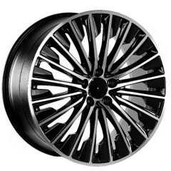19 İnç 5x112 Ön 8 Arka 9 Volkswagen Audi Mercedes Uyumlu Black Polish Jant Takımı