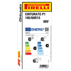 Pirelli 195/60R15 88V P1 Cinturato PC01 Yaz Lastiği (2025)