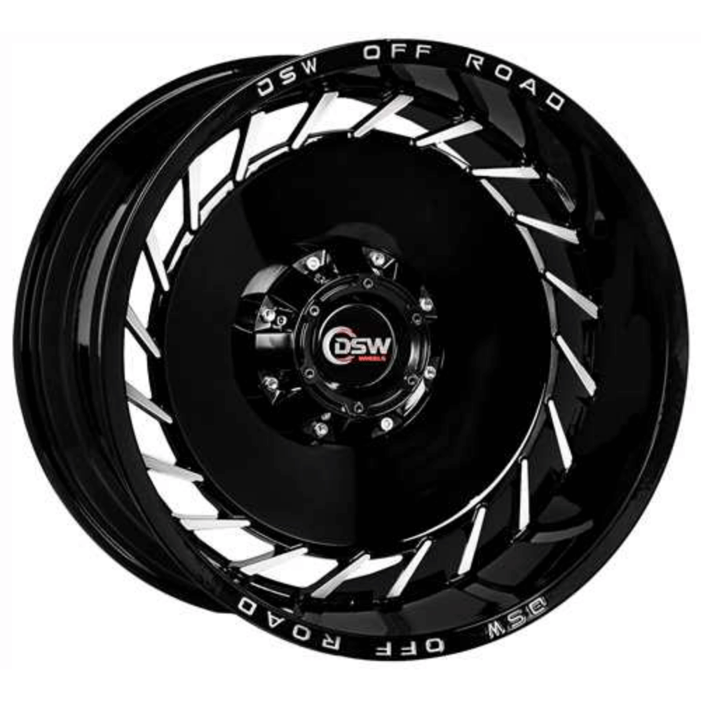 20 İnç 6x139.7 Toyota Hilux Isuzu D-Max Mitsubishi L200 Uyumlu Black Polish Jant Takımı