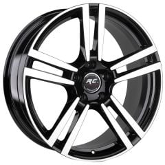 20 İnç 5x130 Ön 9.5 Arka 11 Porsche Volkswagen Audi Uyumlu Black Polish Jant Takımı