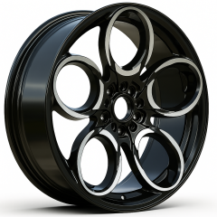 18 İnç 5x110 Alfa Romeo Giulietta 159 Spider Uyumlu Black Face Jant Takımı