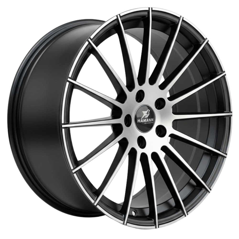 20 İnç 5x112 Ön 8.5 Arka 9.5 Mercedes Audi Volkswagen Uyumlu Hyper Black Jant Takımı