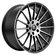 20 İnç 5x112 Ön 8.5 Arka 9.5 Mercedes Audi Volkswagen Uyumlu Hyper Black Jant Takımı